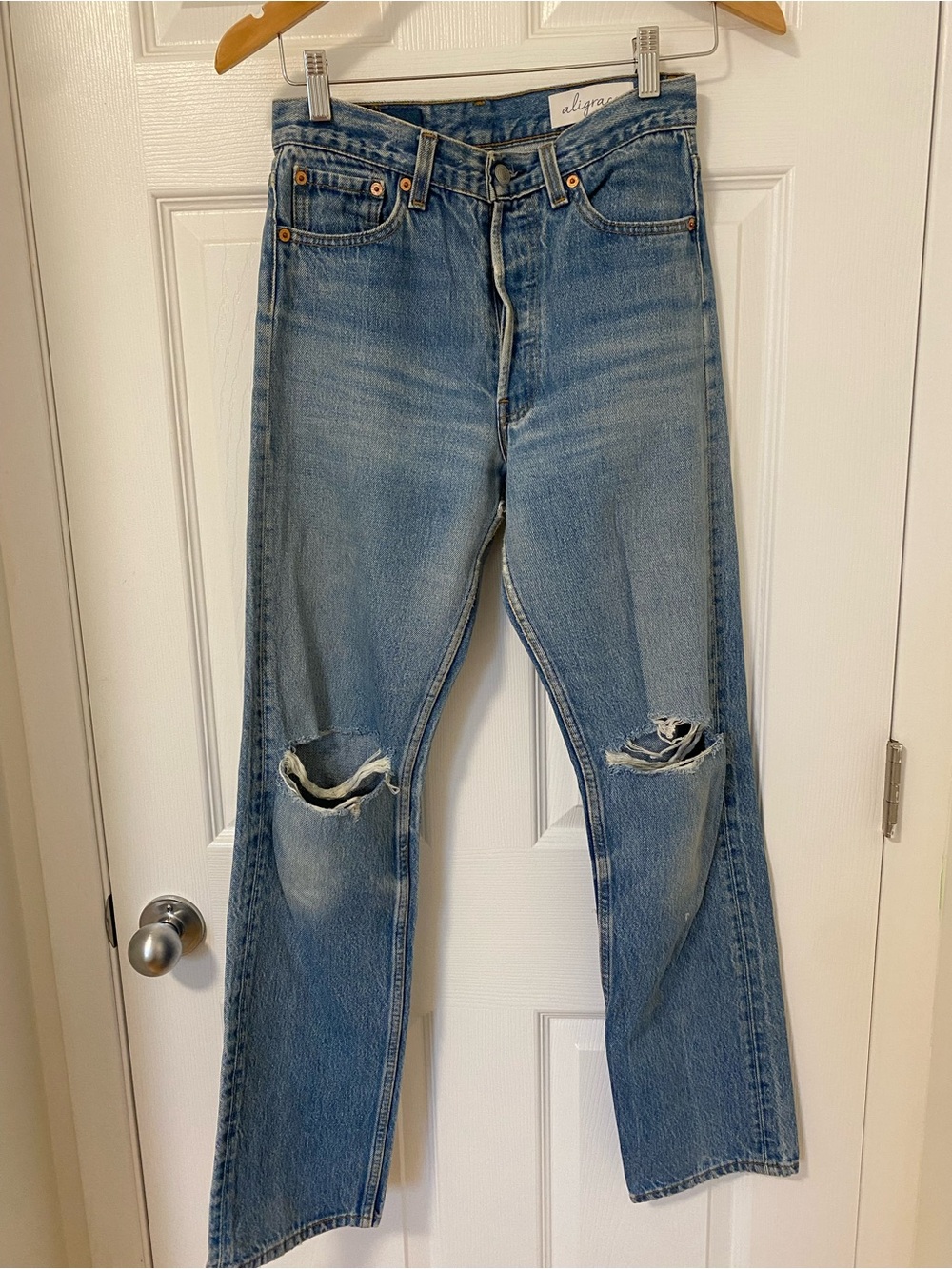 Aligrace custom Levi jeans